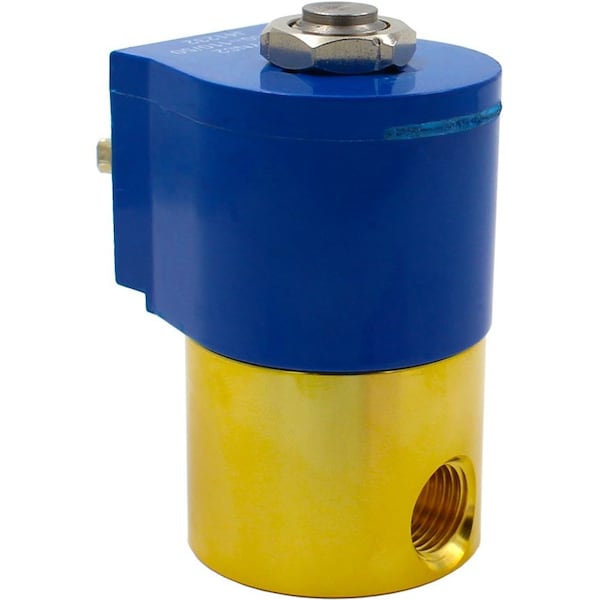 Solenoid Valve, 2-Way, Normally Closed, 120V/60V, 110V/50V, Direct Acting, EPR